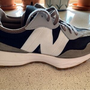 Figs New Balance Dark Navy and Gray 327